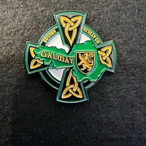 BSC The Galway Celtic Cross Enamel Pin